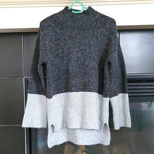 Michael Kors 2 toned gray sweater Size S